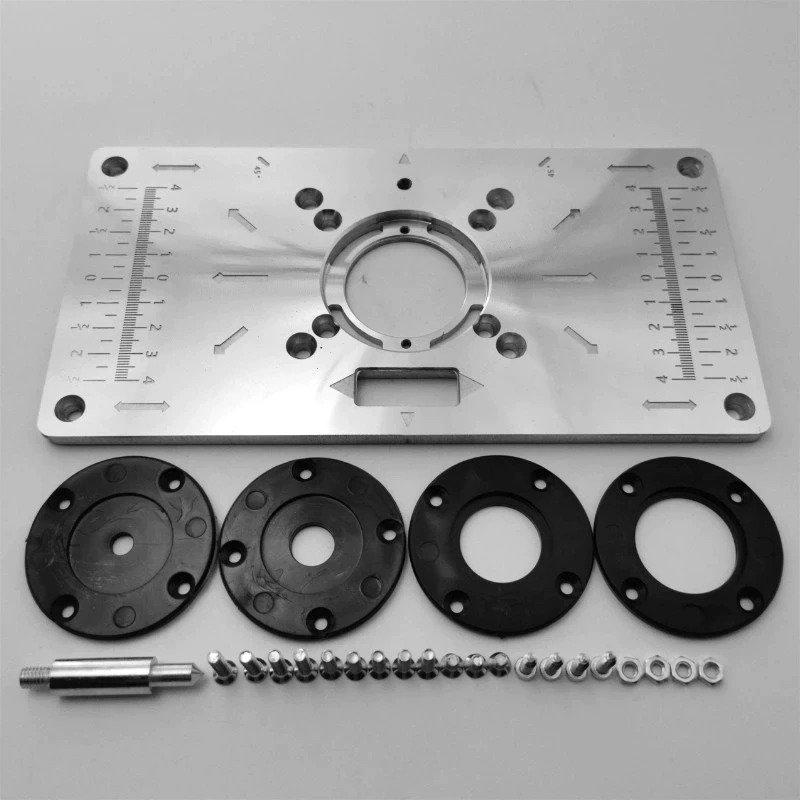 Aluminum table for woodworking