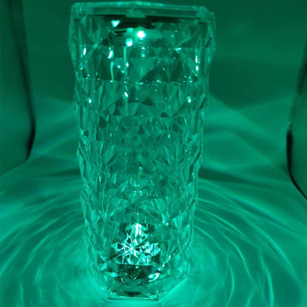 Adjustable Diamond Table Lamp USB Rechargeable Acrylic