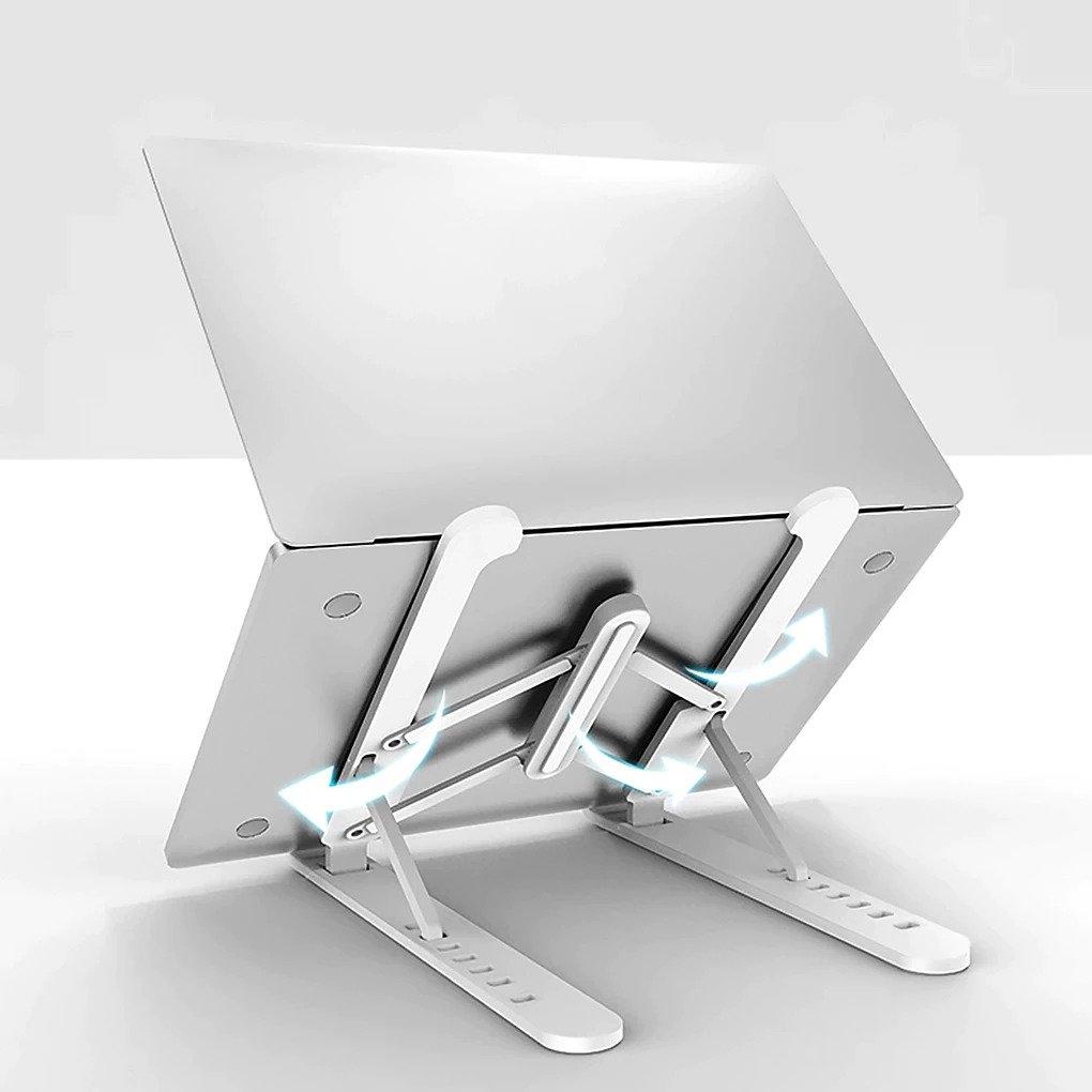 Adjustable laptop stand to change the height of your pc