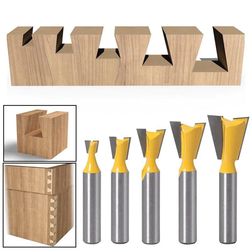 Woodworking Dovetail Router Bit Set
