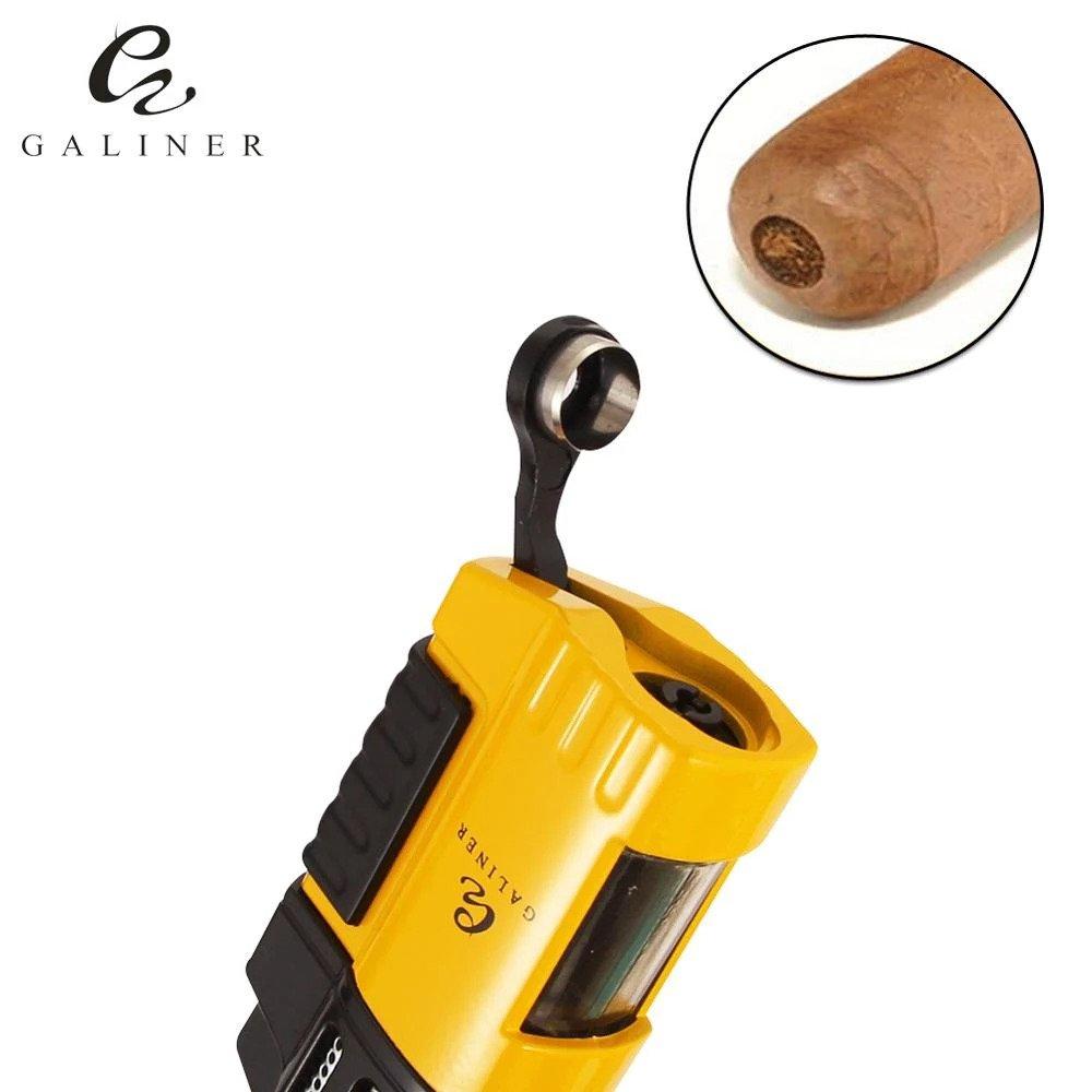 Windproof plastic lighter for cigars- galiner