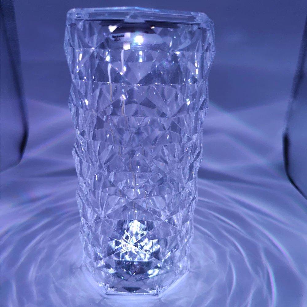 Adjustable Diamond Table Lamp USB Rechargeable Acrylic