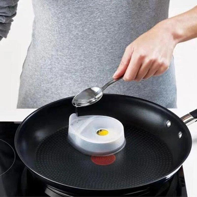 Round silicone mold for pancakes, eggs