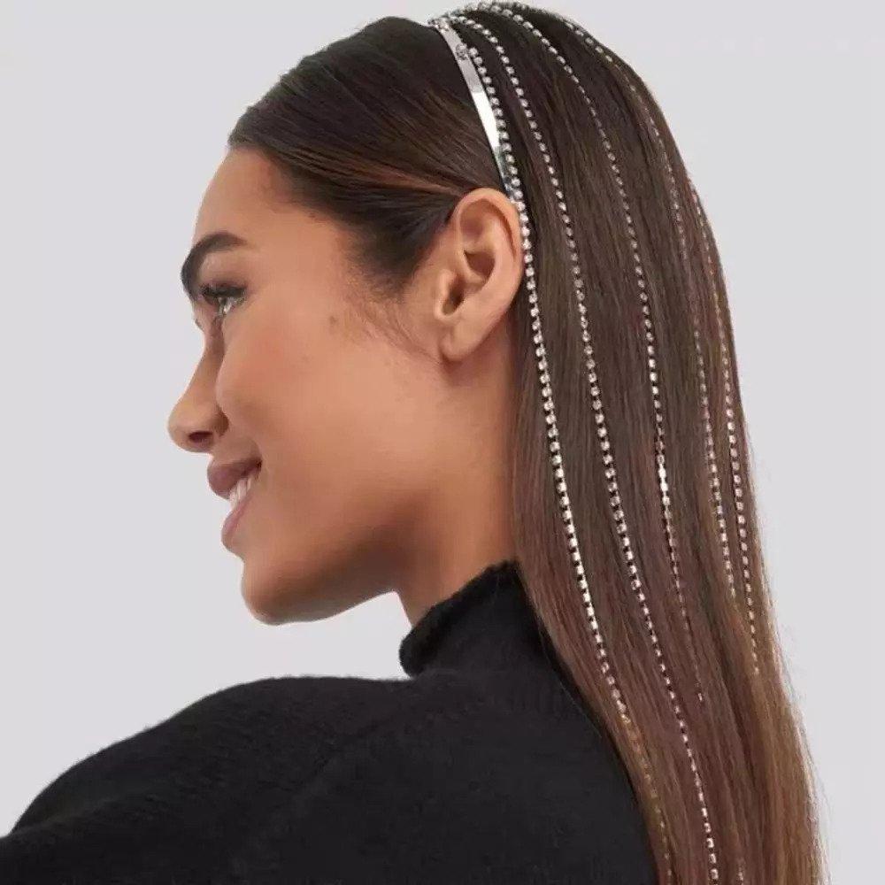 Rhinestone jewelry headband – crystal hairstyle