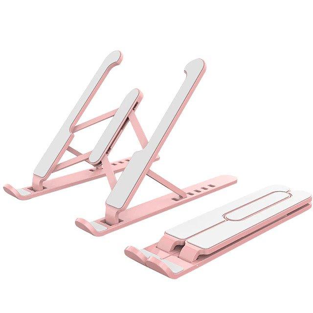 Adjustable laptop stand to change the height of your pc