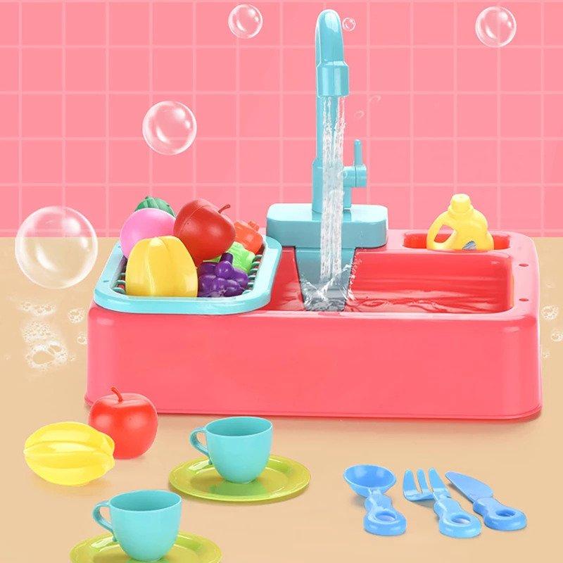Educational toy sink sink