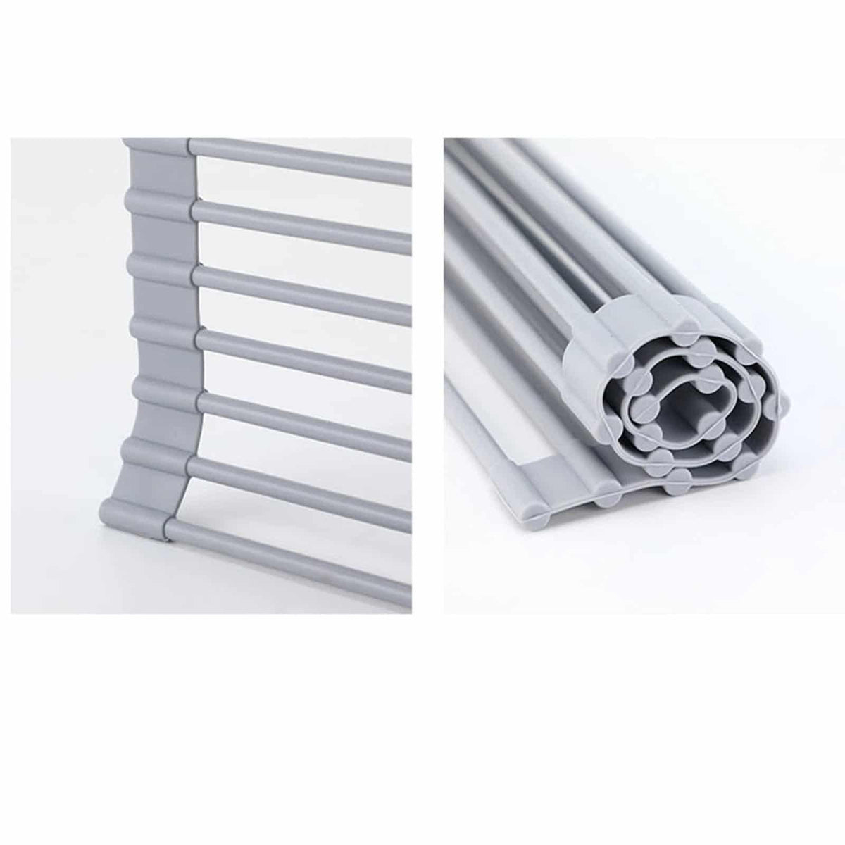 Roll up sink rack
