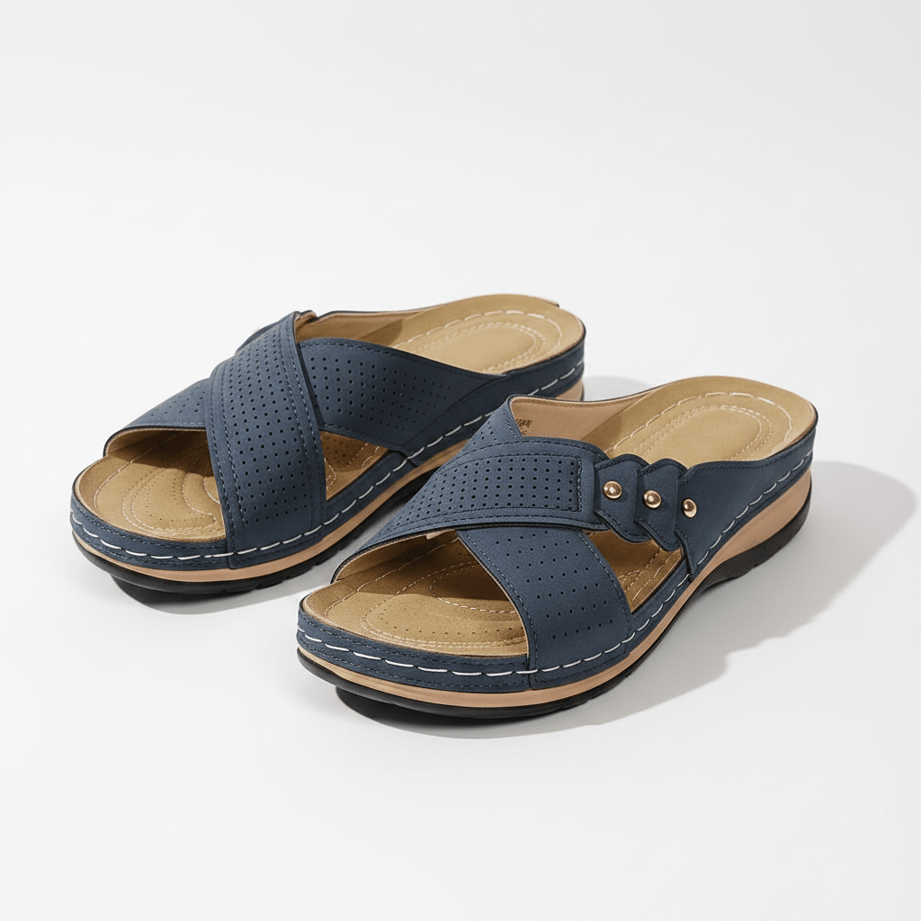 Orthopedic Wedge Sandals for Women - Stylish Arch Support & Comfort