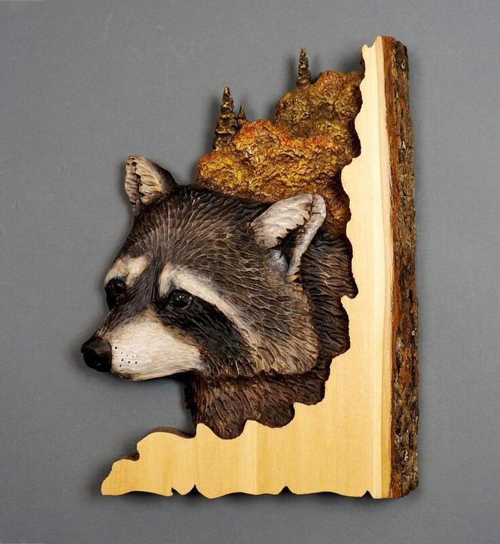 Animal wall sculpture reproduction