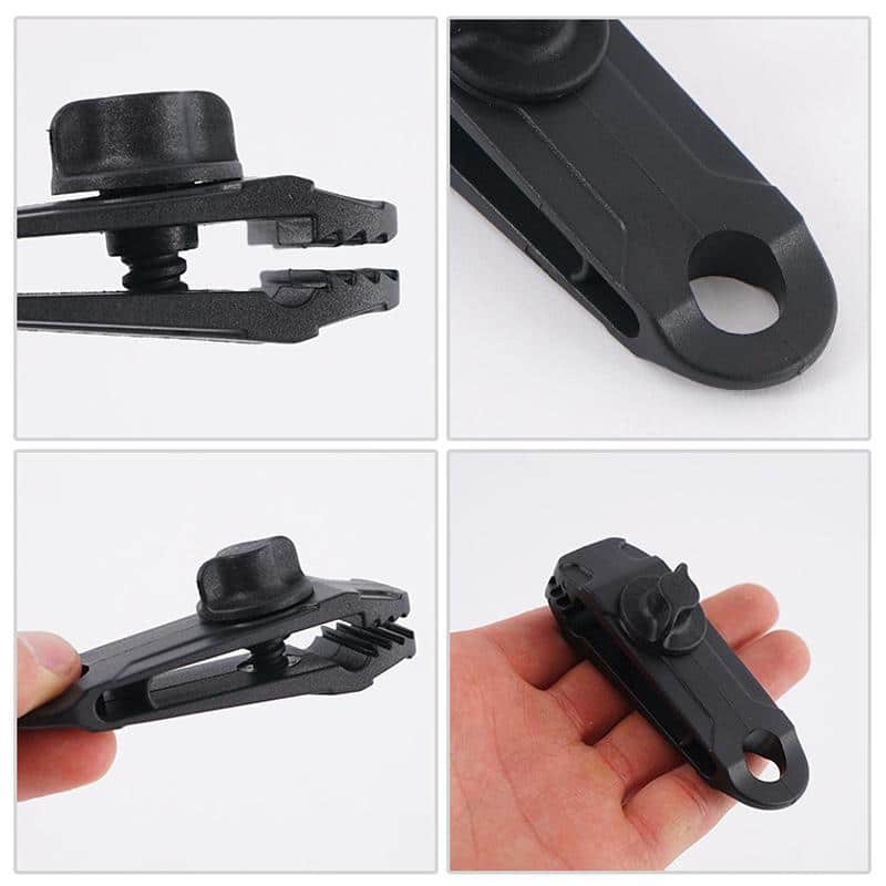 Reusable tarpaulin clips