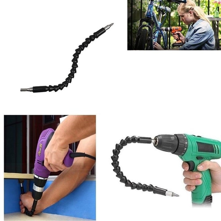Extension flexible bits for drill