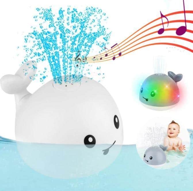 Bath toy – sprinkler whale