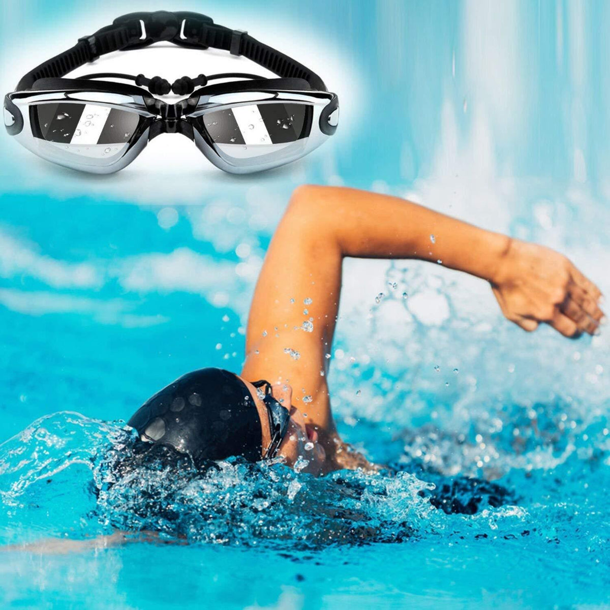 Myopia swimming goggles