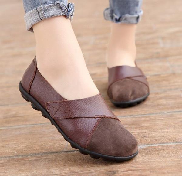 Orthopedic Leather Moccasins