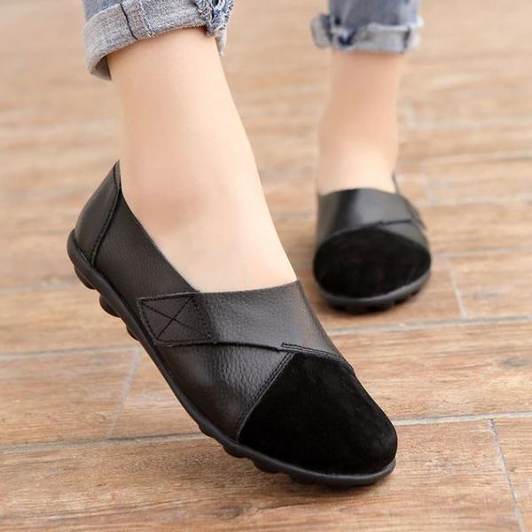 Orthopedic Leather Moccasins