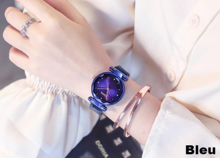 Magnetic quartz watch