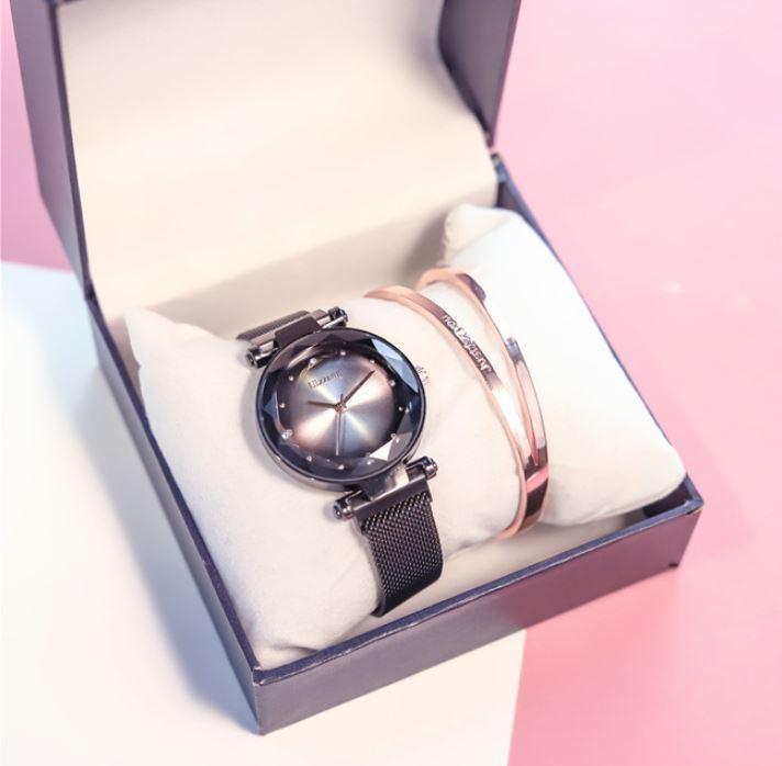 Magnetic quartz watch