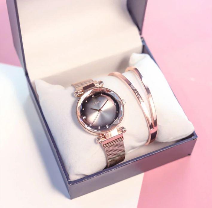 Magnetic quartz watch