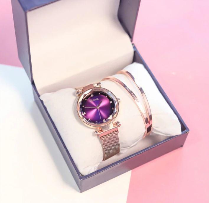 Magnetic quartz watch