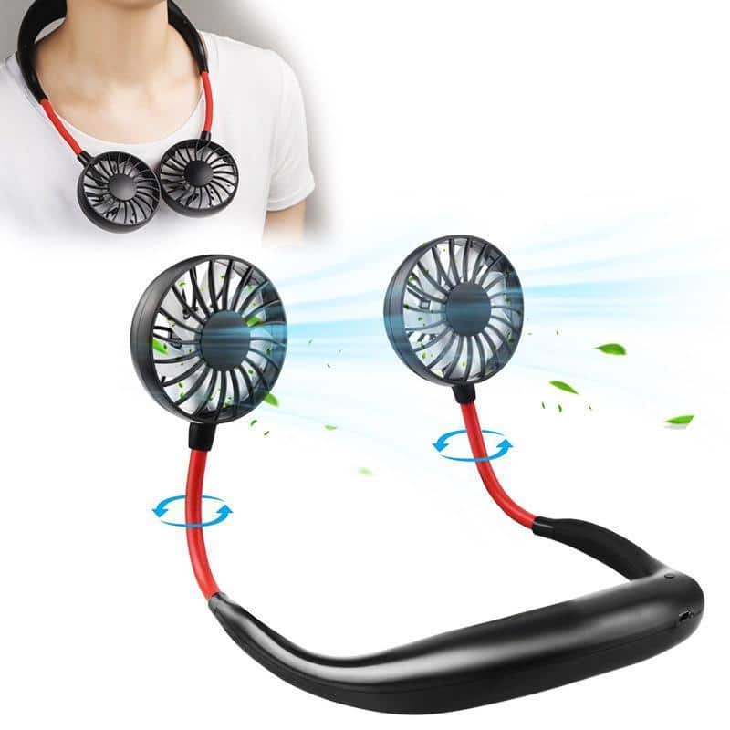 Portable Neck Fan Rechargeable Hands Free Personal Cooler Fan