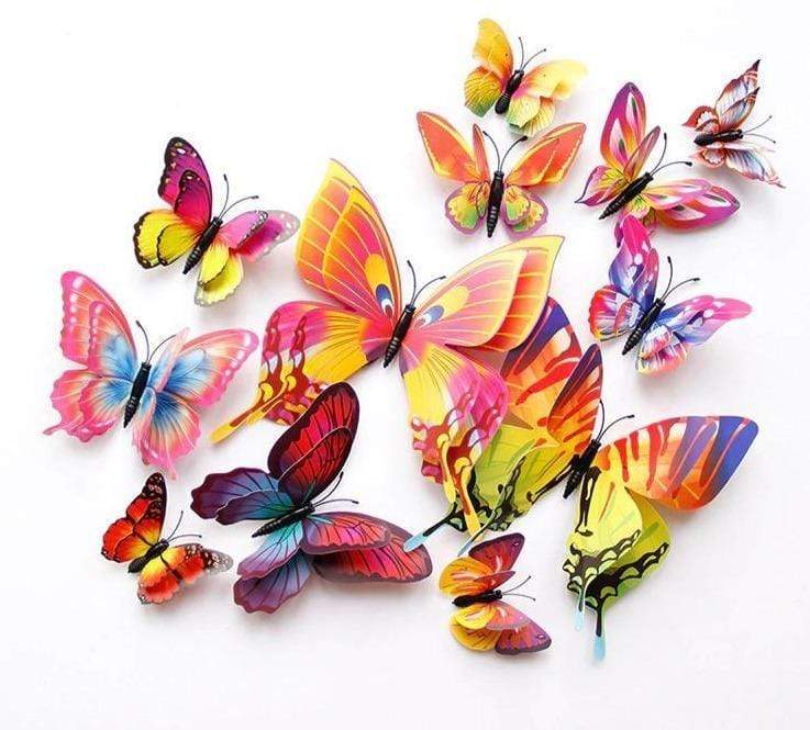 Magic flying butterfly