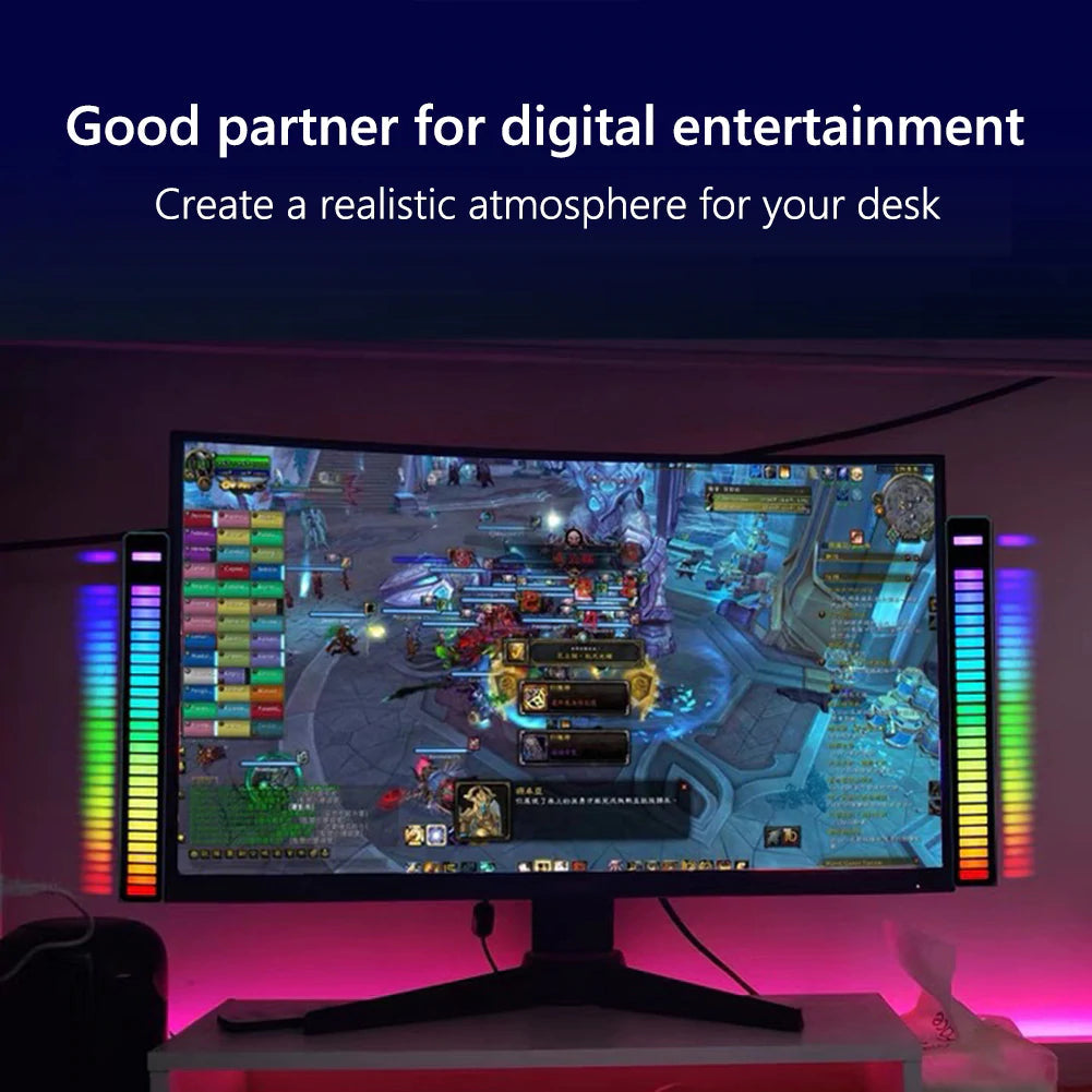 Wireless Sound Activated RGB Light Bar