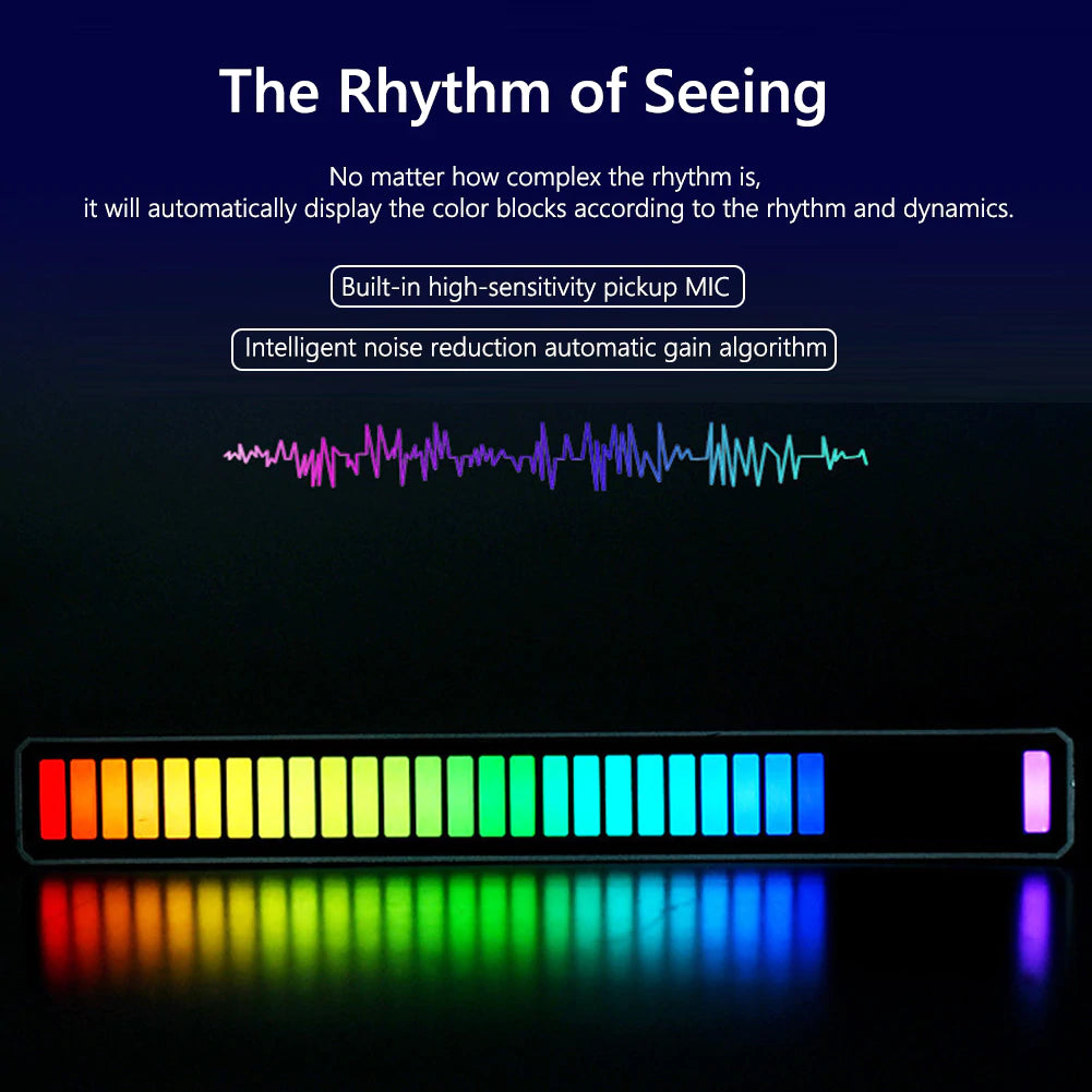 Wireless Sound Activated RGB Light Bar