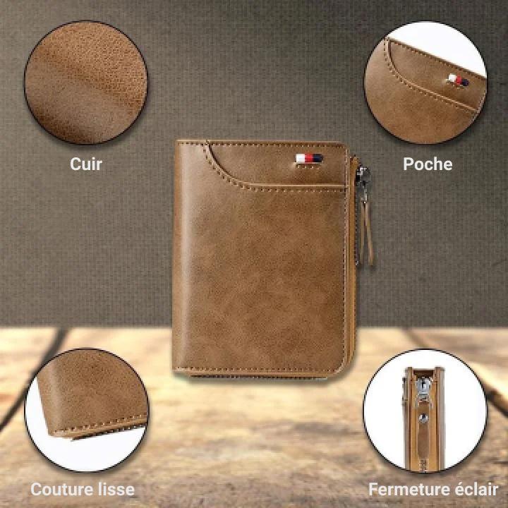 Multifunctional leather wallet