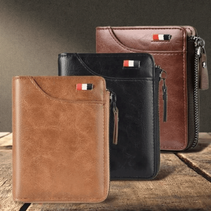 Multifunctional leather wallet
