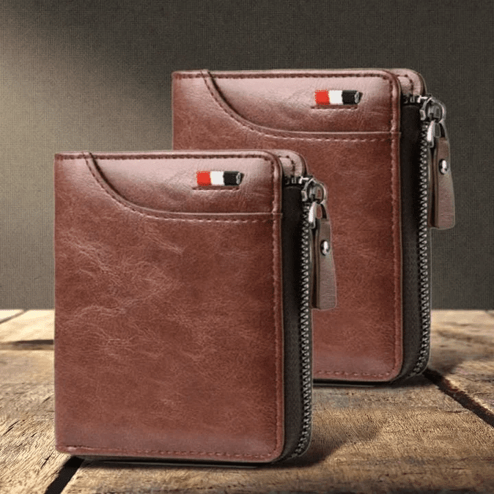Multifunctional leather wallet
