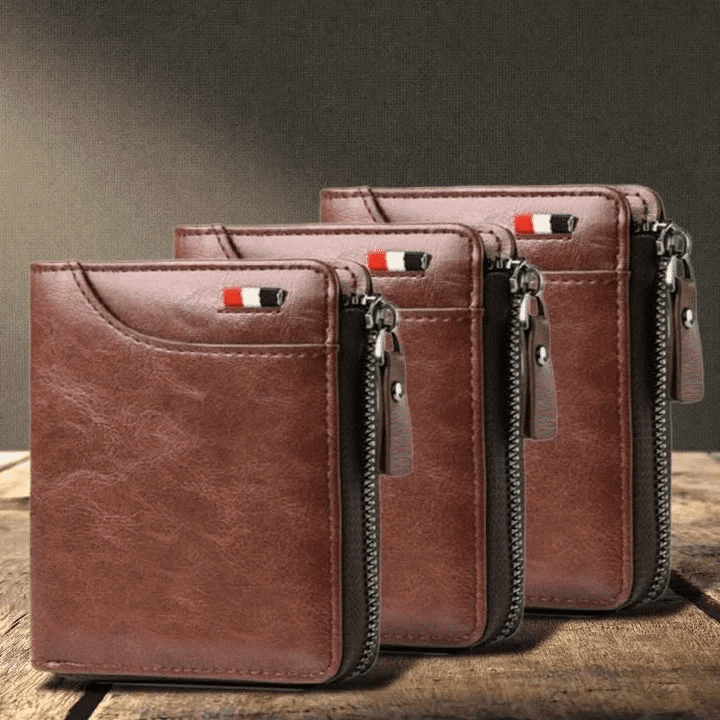 Multifunctional leather wallet