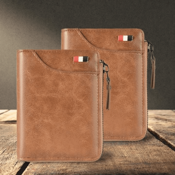 Multifunctional leather wallet