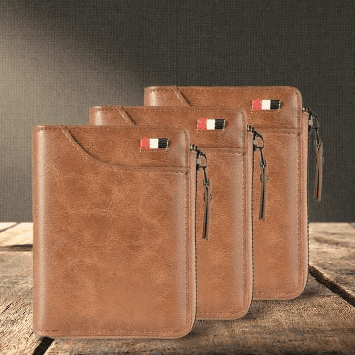 Multifunctional leather wallet