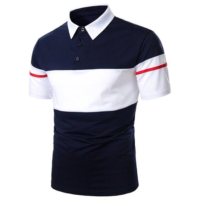 Mens Casual Short Sleeve Polo Shirt
