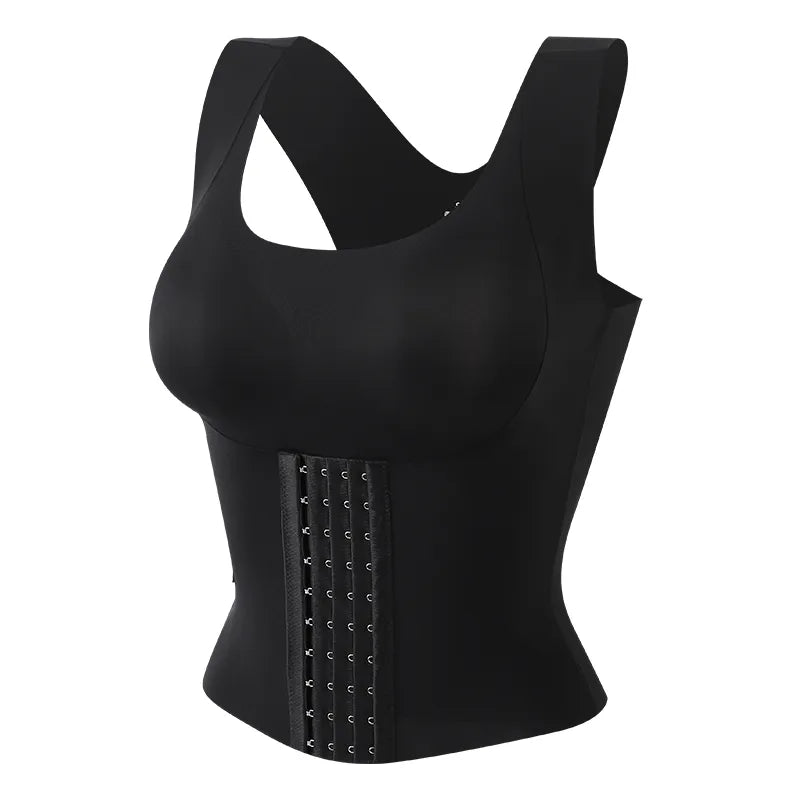 4-in-1 Waist Buttoned Bra Shapewear