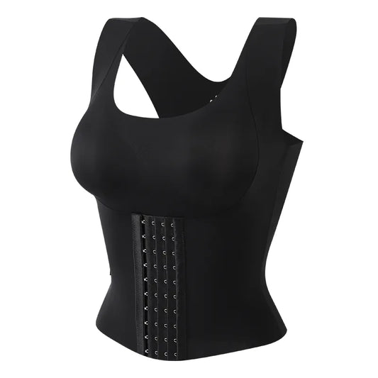 4-in-1 Waist Buttoned Bra Shapewear