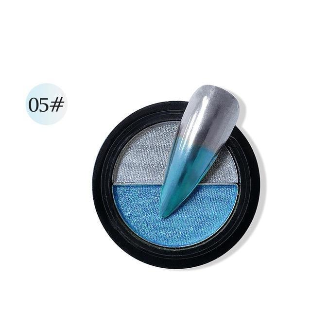 DualMirror Two-Tone Nail Pressed Powder