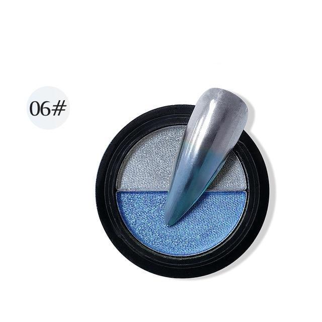 DualMirror Two-Tone Nail Pressed Powder