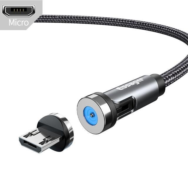 540° Rotation Fastest Charging Magnetic Cable