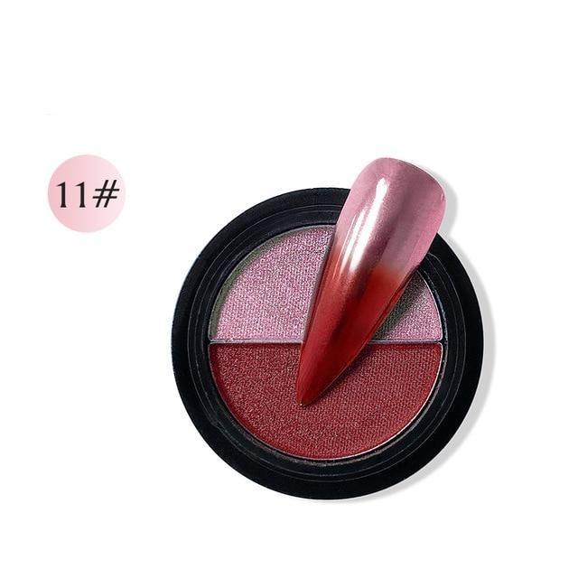 DualMirror Two-Tone Nail Pressed Powder
