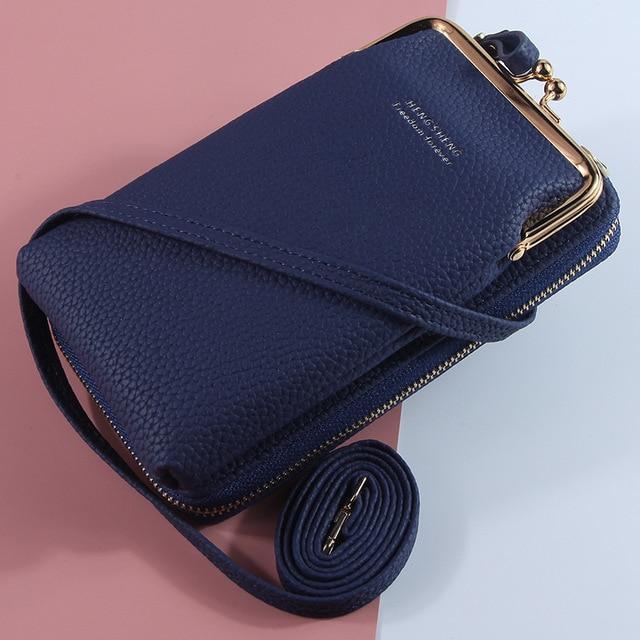 Women Phone Bag Solid Crossbody Bag