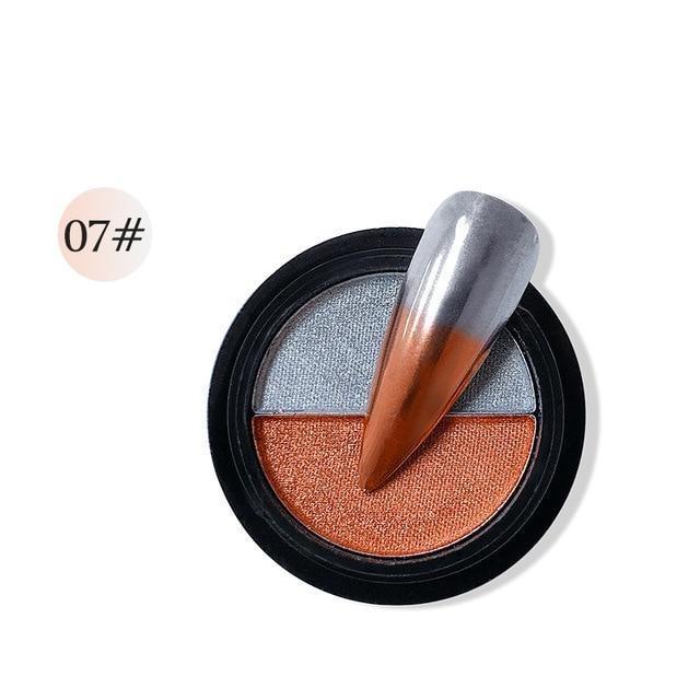 DualMirror Two-Tone Nail Pressed Powder