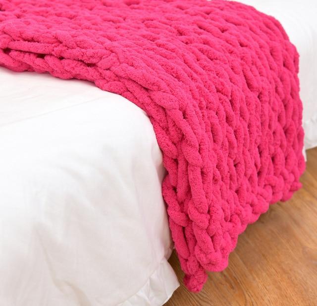 Handmade Chunky Knit Blanket