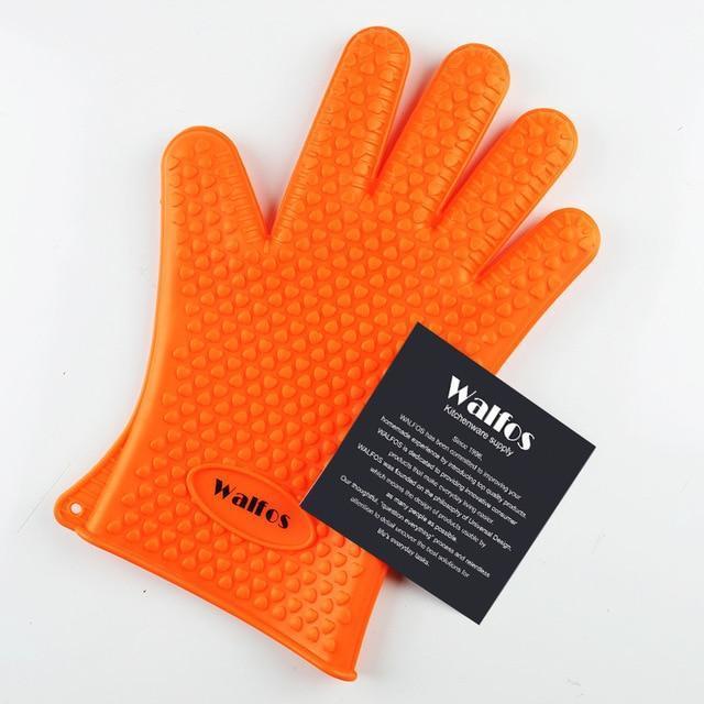 BBQ Silicone Oven Grill Barbecue Glove Mitts