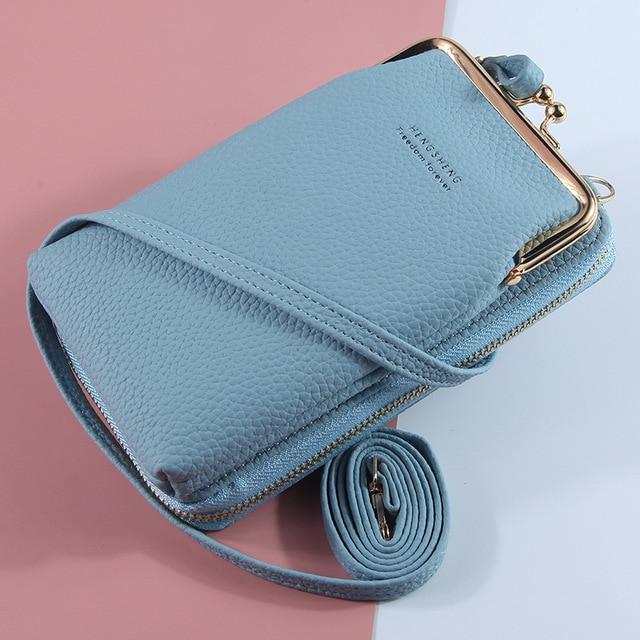 Women Phone Bag Solid Crossbody Bag