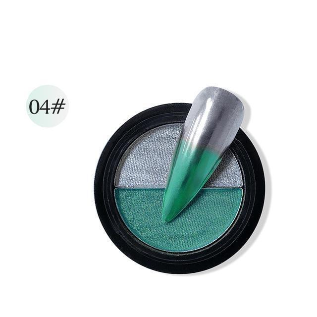 DualMirror Two-Tone Nail Pressed Powder