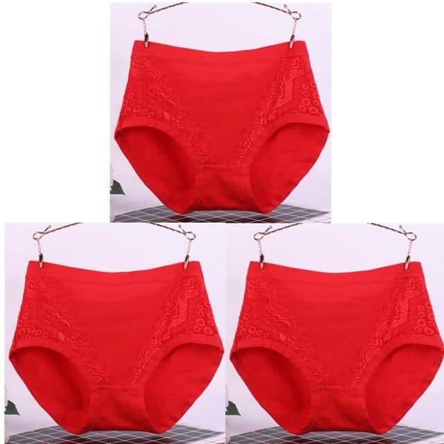 Slim-Fit Lace Underwear (3 pcs)