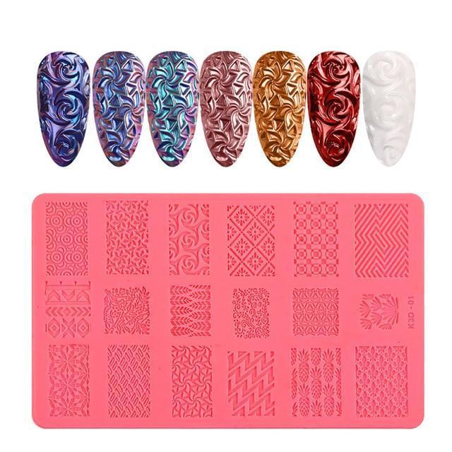 4D Sculpture Nail Art Mold Set