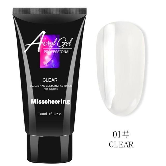 Nail Crystal Poly Gel