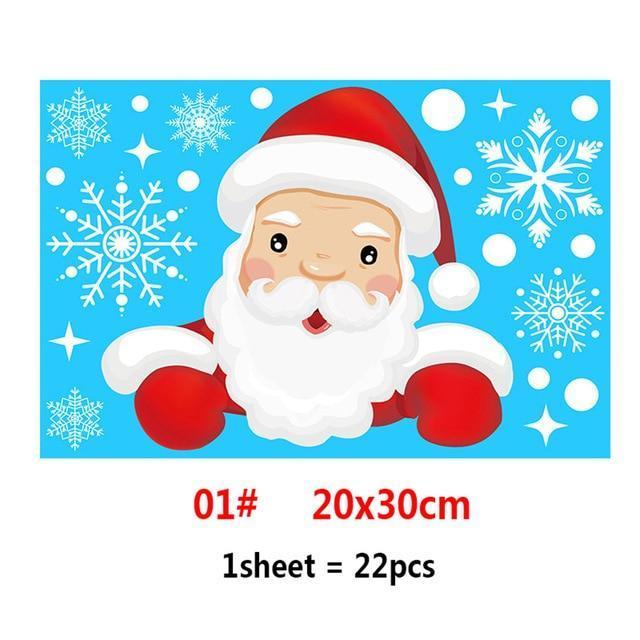 Christmas Window Sticker Decals